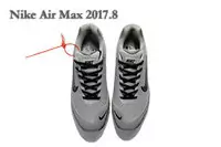 nike baskets mode air max 2017 basses hombre gray black